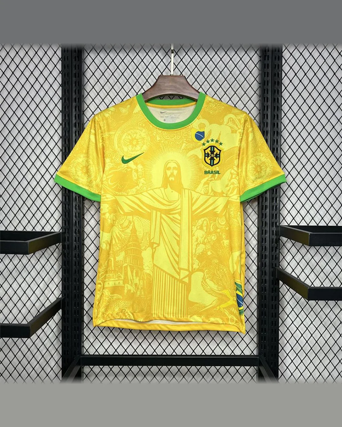 Brazil Brazil 2024/25 Special Edition Yellow Jersey football jersey