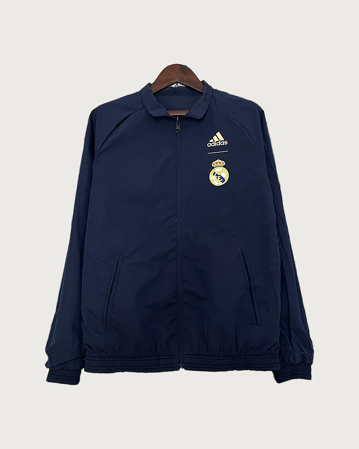Real Madrid 2024/25 Real Madrid Trench Coat Reversible – Navy football jersey