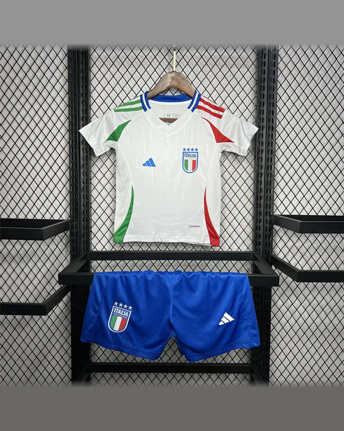 Italy Italy 2024/25 Euro Away Kids Kit football jersey