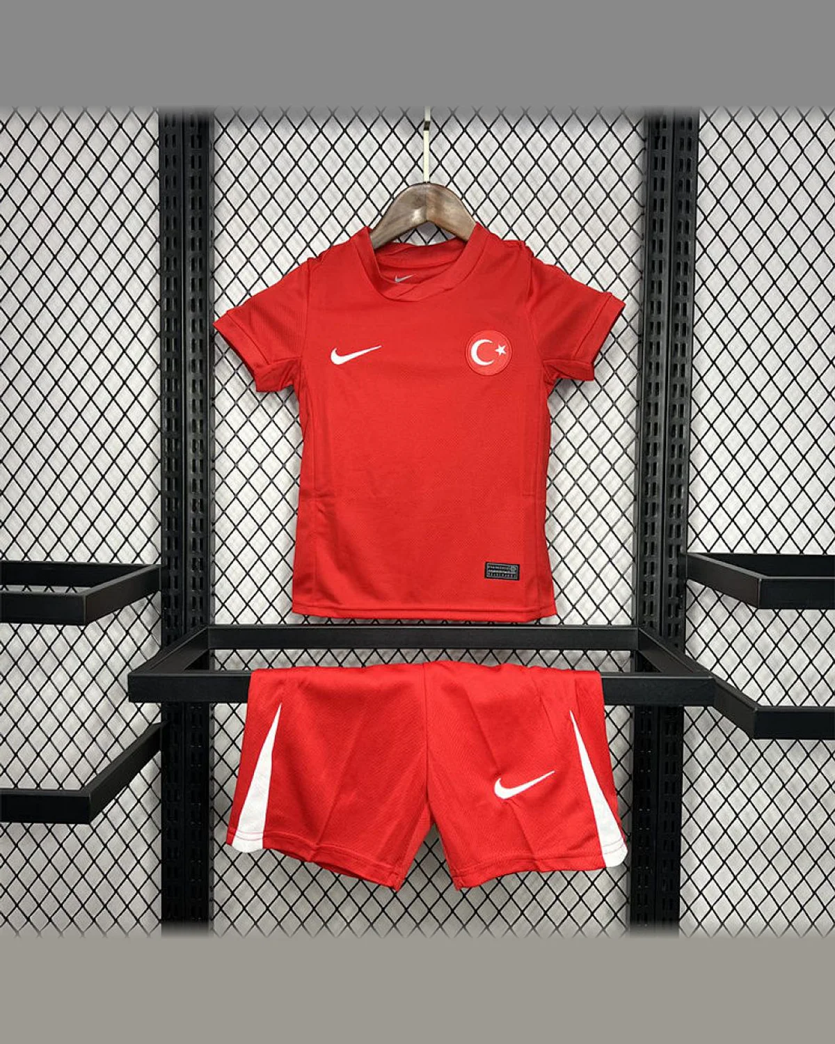 Türkiye Turkiye 2024/25 Euro Away Kids Kit football jersey