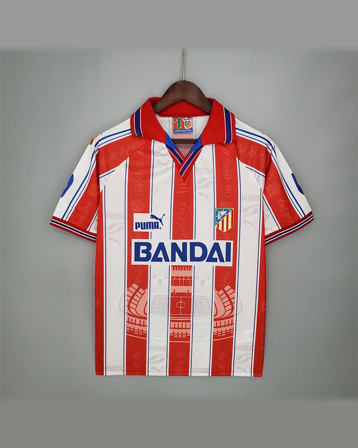 Atlético Madrid Retro 96/97 Atletico Madrid Home football jersey
